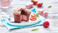 Moelleux au chocolat et son cœur rose Fossier