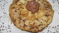 4 feuilletés de crêpes à la chantilly et au chocolat