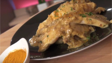 Curry de poulet à la crème