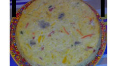 Gratin de riz dinde et petits légumes