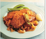 Macreuse de palette de bœuf braisée à la bière