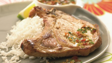 Côte de porc sauce thaï