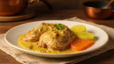 Lapin à la moutarde de grand-mère