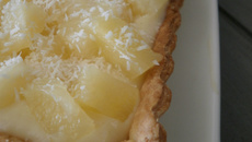 Tarte piña colada