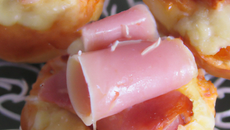 Mini croque jambon fromage