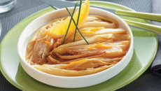 Endives caramélisées au jus d'orange frais