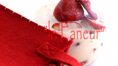 Fraises marinées au sureau  sabayon "Le Faneur"