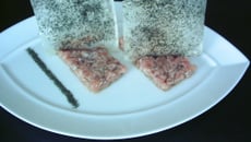 Tartare de saumon croustillant à l'aneth