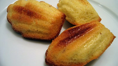 Madeleines cœur chocolat