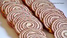 Sablé spirale vanille et confiture de lait