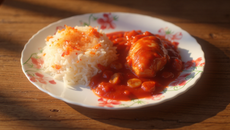 Paupiette de porc à la sauce tomate oignon