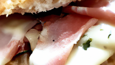 Kiri pané au jambon