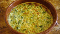 Flan de brocoli