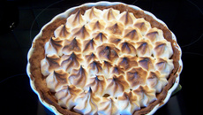 Tarte au citron meringuée traditionnelle