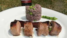 Foie de veau au madiran et à l'ail frais