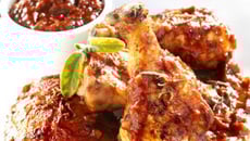 Poulet mariné tomate et sauge