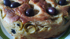 Cake à l'artichaut et olives