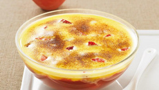 Gratin de fraises en Sabayon