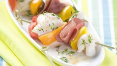 Plancha de joue de lotte et jambon cru des Compagnons du Goût