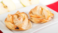 Tartelettes aux pommes en forme de roses
