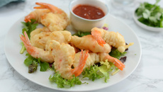 Tempura de crevettes inratable