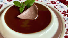 Panna cotta au chocolat