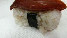 Sushi au magret fumé