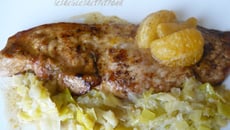 Escalope de veau à la mandarine