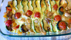 Gratin de légumes cuits