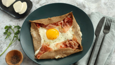 Galette de sarrasin à l'italienne