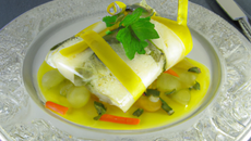 Papillotes de cabilaud à l'échalote au Companion