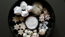 Bento élégant pour dîner en blanc