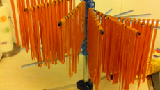 Pâtes fraîches colorées