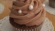 Cupcakes sésame noir et chocolat