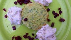 Flan d'asperge et sa chantilly à l'orange