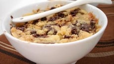 Crumble de poires au chocolat rapide