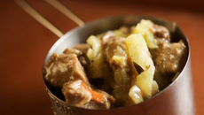 Mijoté de veau à l'ananas Victoria et "Shéhérazade"