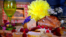 Foie gras framboises Uby