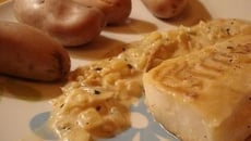 Filets de cabillaud au vin blanc