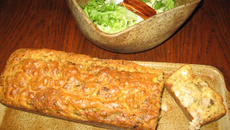 Cake lapin, courgette, tapenade