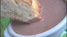 Chocolat communion et pain au beurre