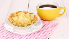 Tarte à l'ananas sur pâte brisée maison