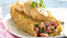 Croustillants de pieds de porc iodés aux St Jacques