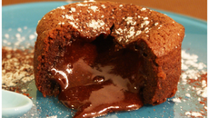 Cœurs coulants au chocolat