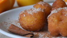 Beignet d'orange à la cannelle