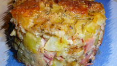 Timbales de courgettes à la mozzarella