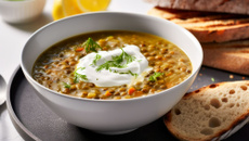 Lentilles aux lardons au Companion