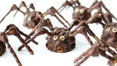 Araignées d'Halloween au chocolat