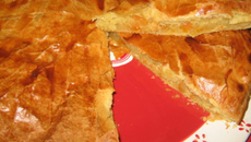 Galette frangipane, abricots