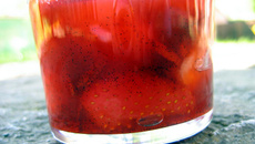 Compote de fraises à la cannelle